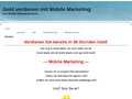 Details : Geld verdienen mit Mobile Marketing