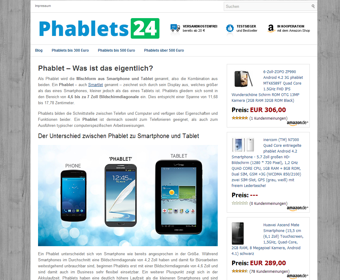Details : Phablet