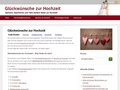 Details : Glückwünsche und Geschenke zur Hochzeit