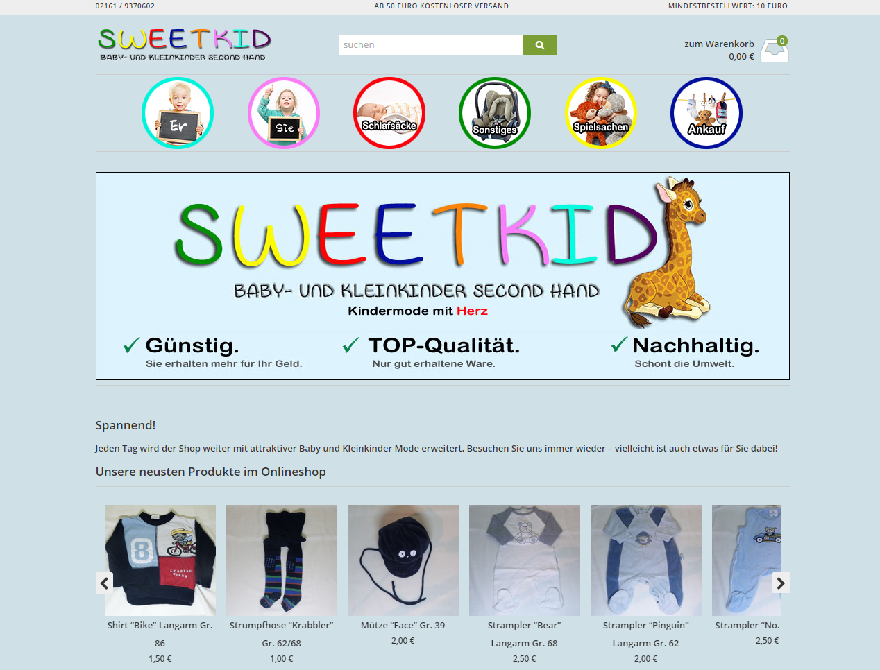 Details : Baby und Kinder Second Hand Kleidung - Sweetkid Online-Shop
