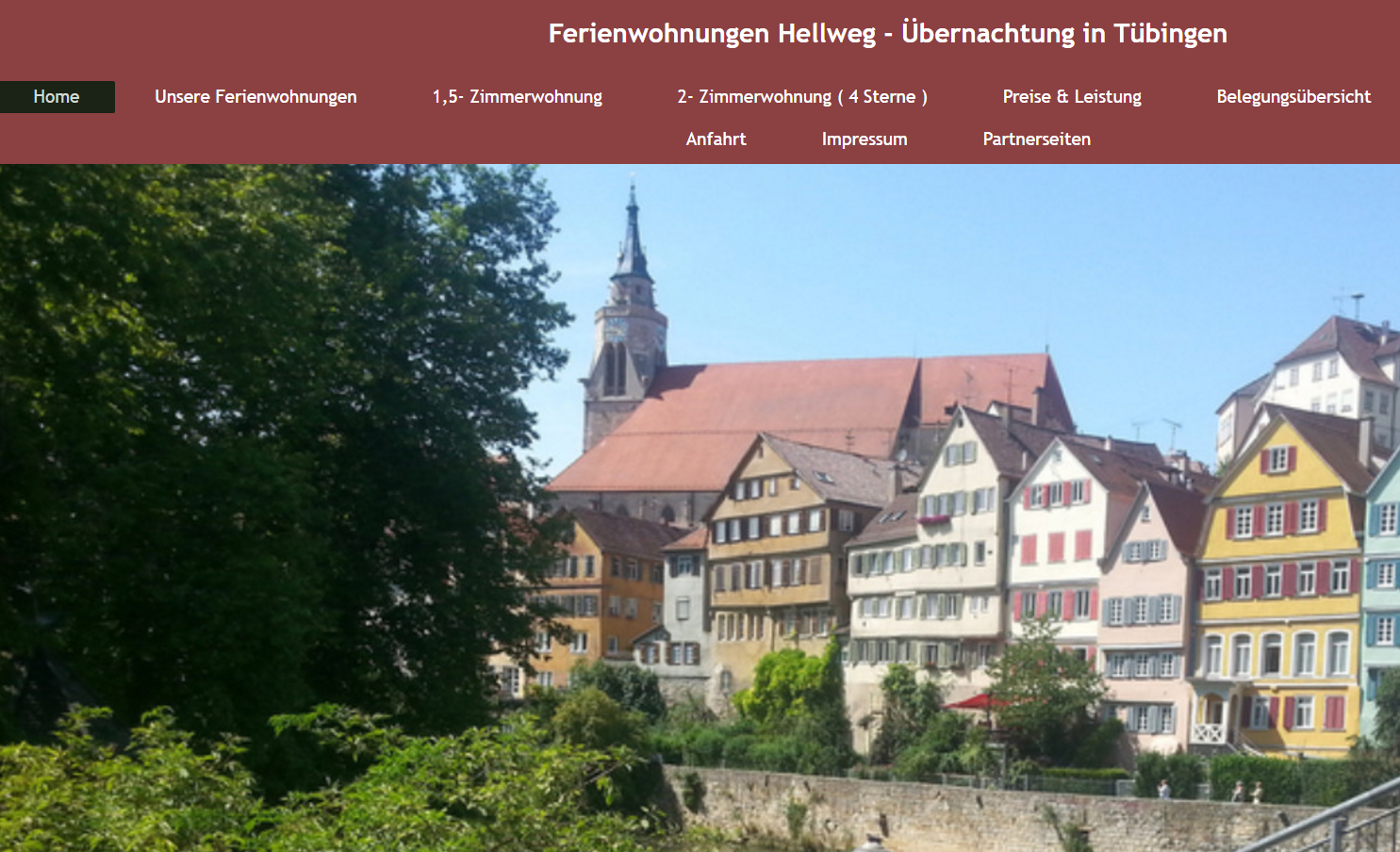 Ferienwohnungen Hellweg - Übernachtung in Tübingen 