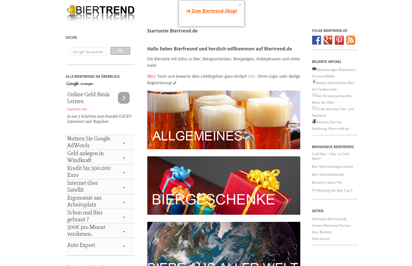 Details : Biertrend Alles rund ums Bier