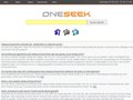 Metasuchmaschine - OneSeek.de