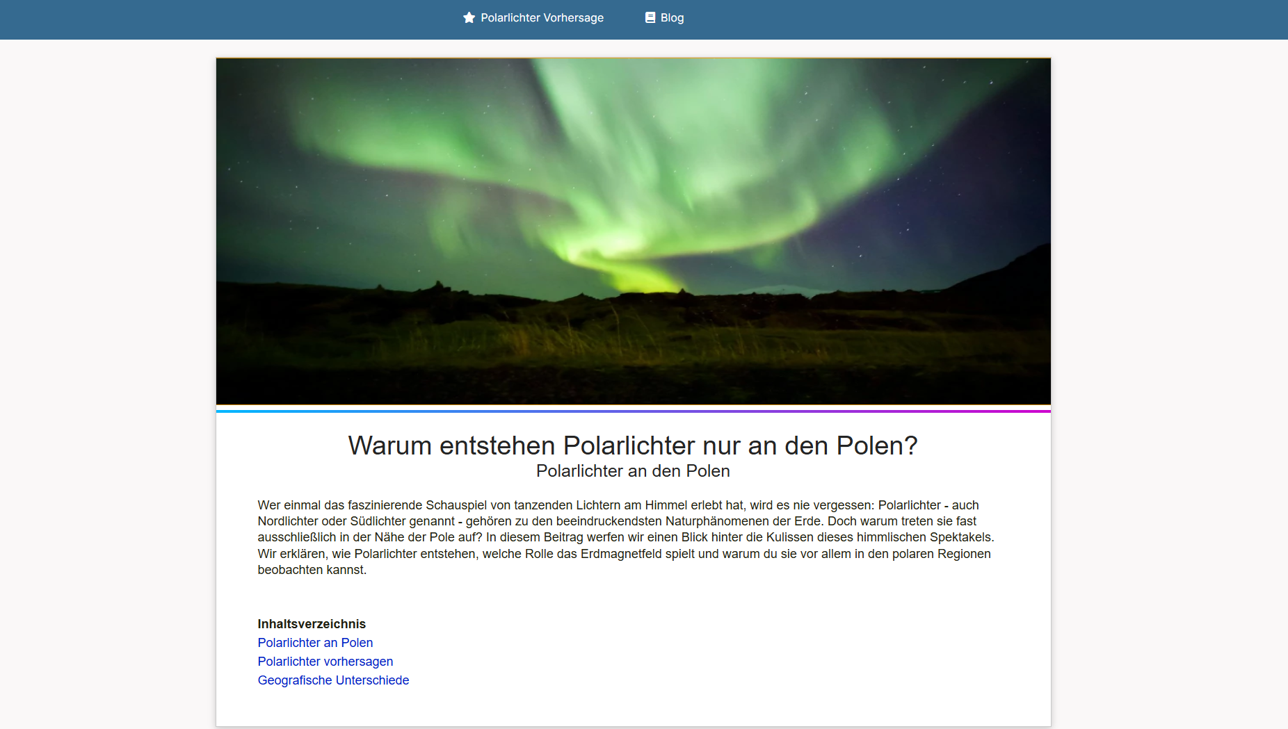 Polarlichter Heute Deutschland