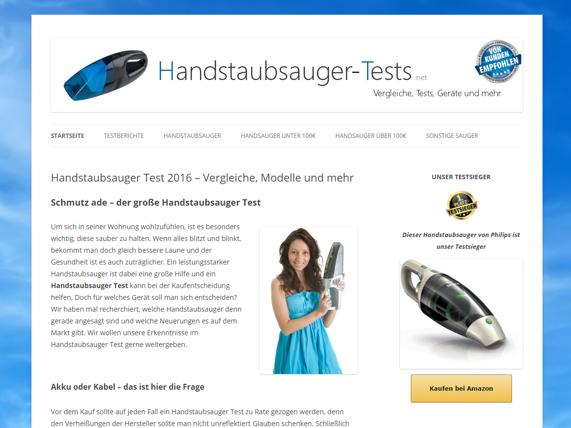 Details : Handstaubsauger Test 2016