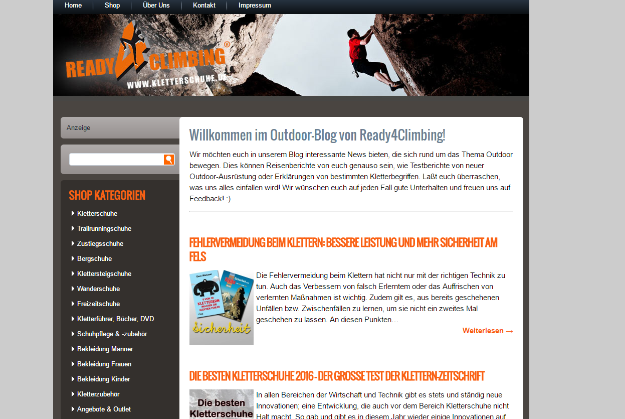 Blog von Kletterschuhe.de