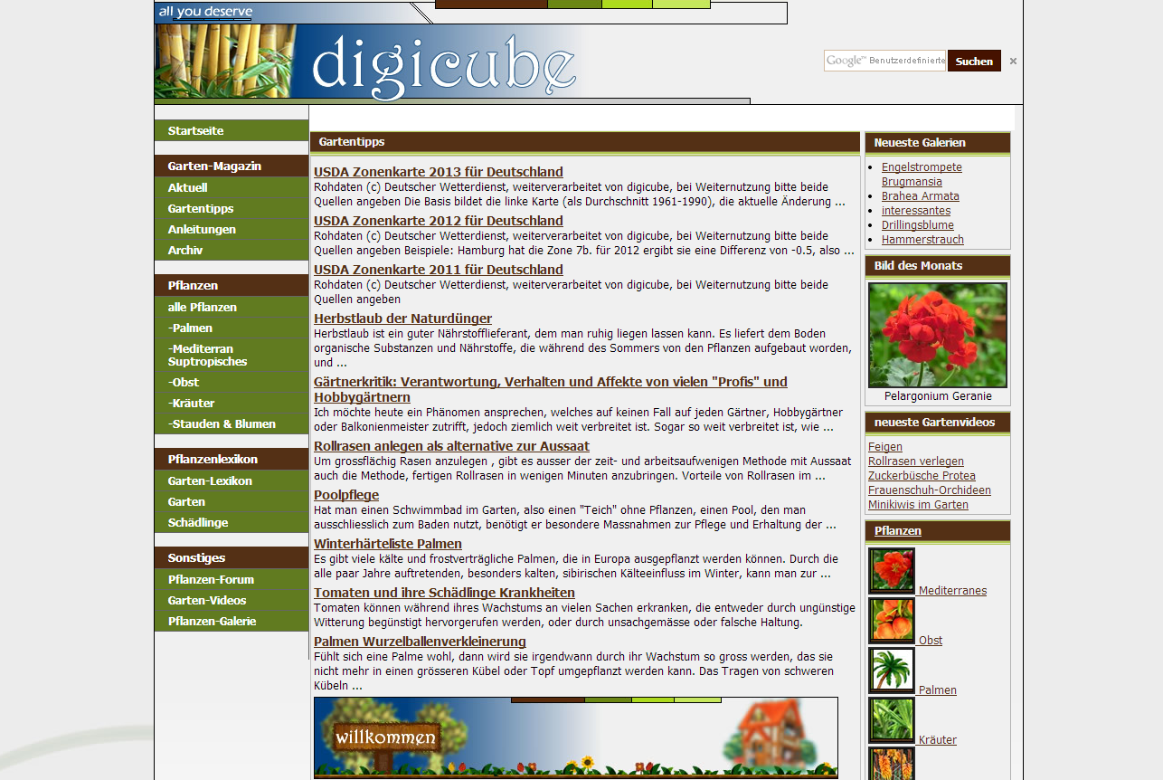 Digicube Garten