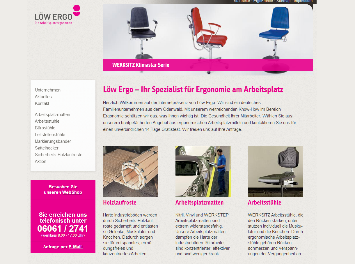 Details : Ergonomie Löw-Ergo