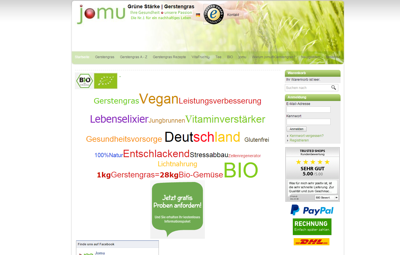 Details : Grüne Stärke | Gerstengras - Ihre Gesundheit | unsere Passion