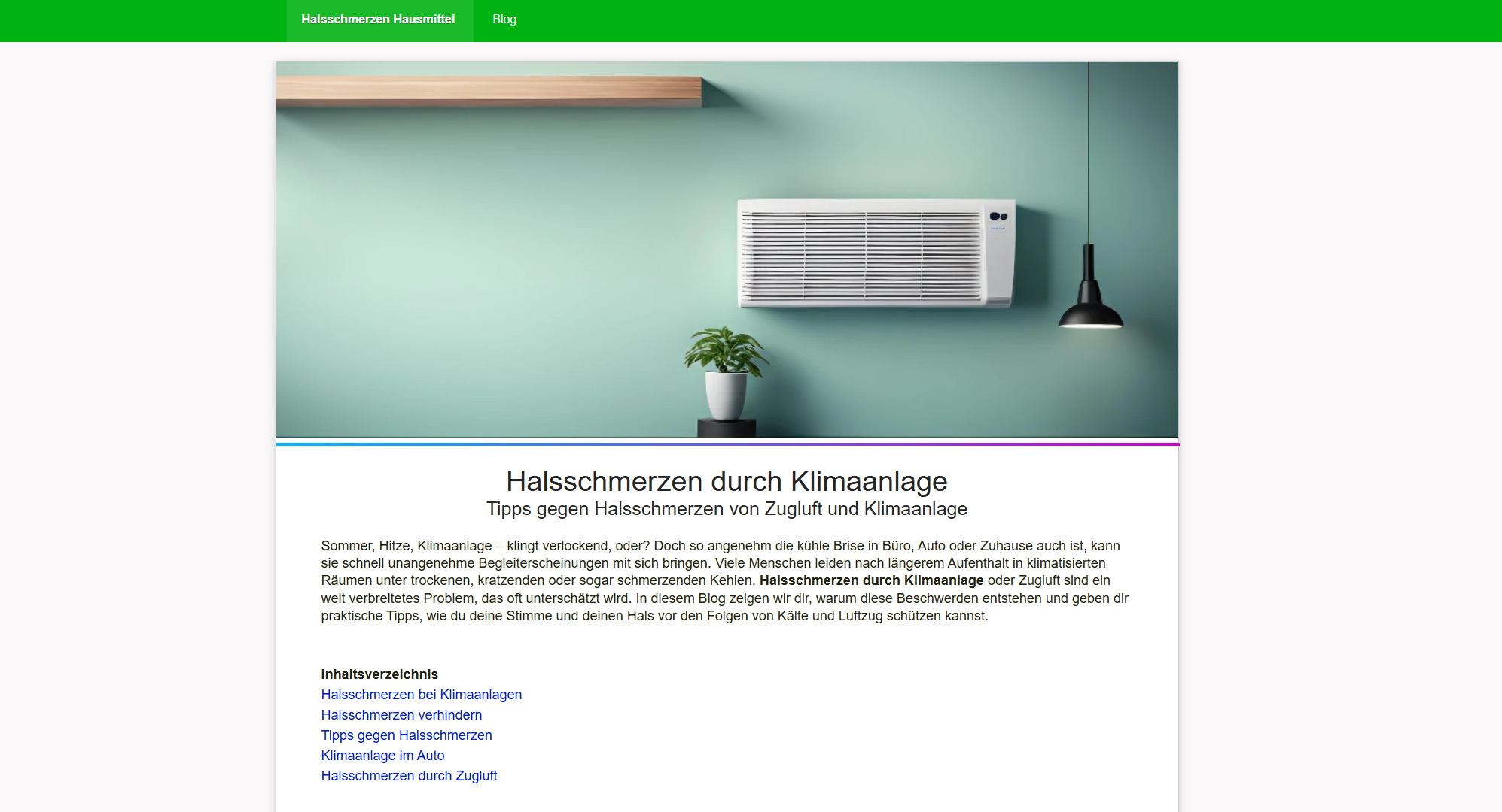 Details : Halsschmerzen was tun