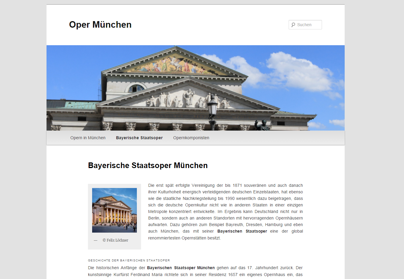 Details : Bayerische Staatsoper