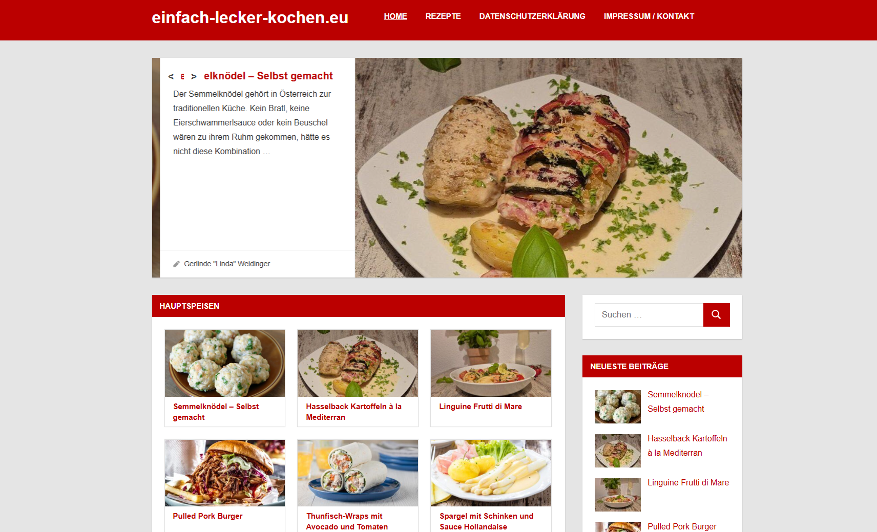 Leckere Gerichte - einfach lecker kochen