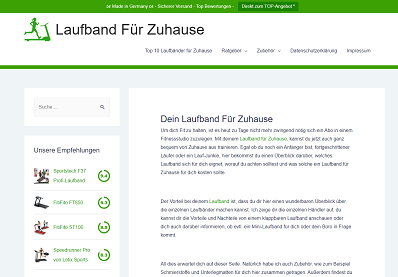 Laufband für Zuhause